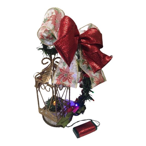 Vintage Lighted Christmas Lantern - Picture 1 of 10